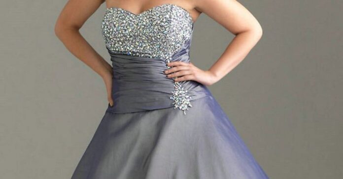 silver prom dress