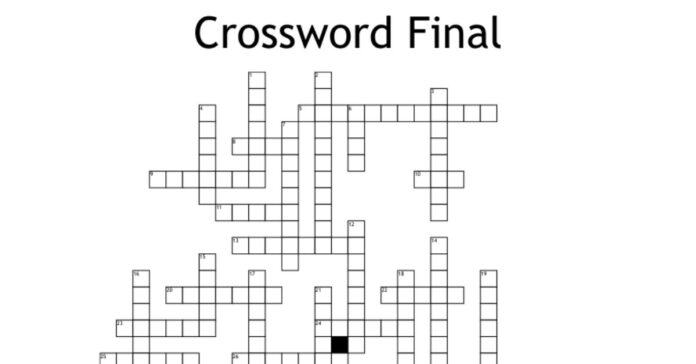 final or last for short crossword